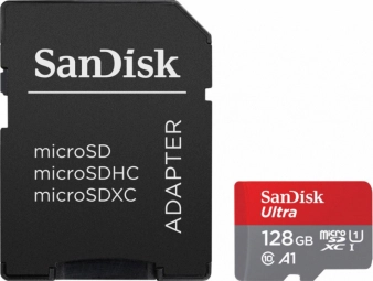SanDisk Ultra microSDXC 128GB + SD