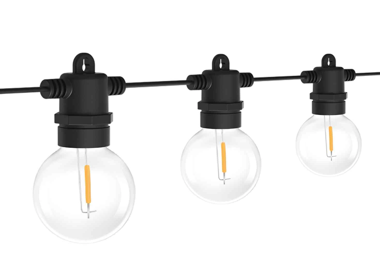 Dekoratīva lampu virtene 5m gara G40