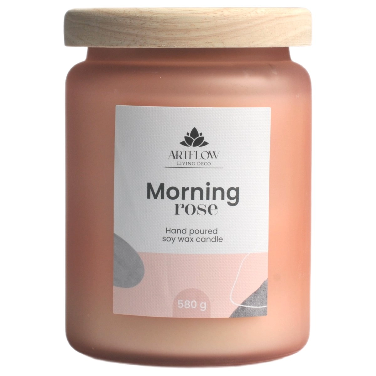 Aromātiskā svece MORNING ROSE 580gr  +/-