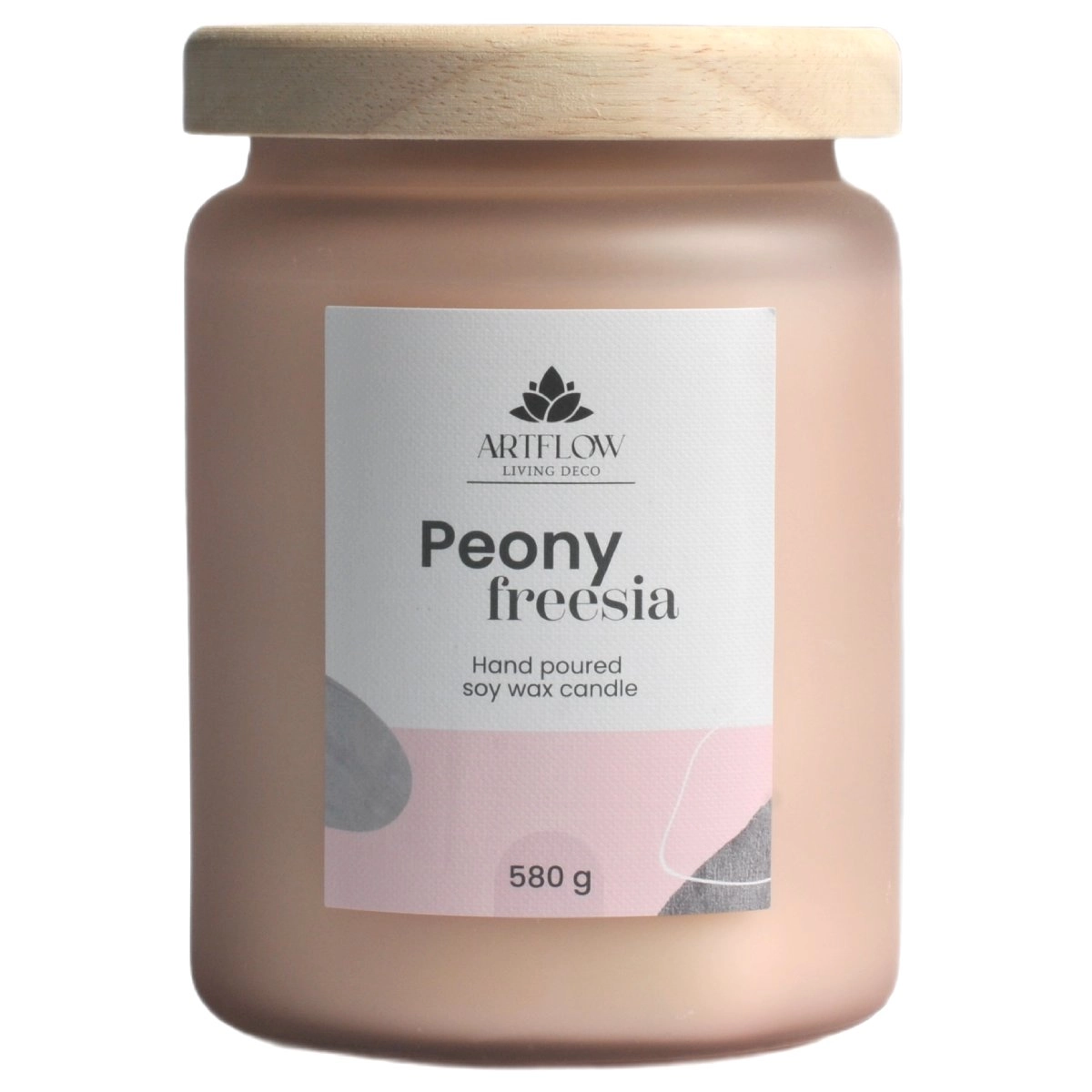 Scented candle PEONY FREESIA 580gr +/-