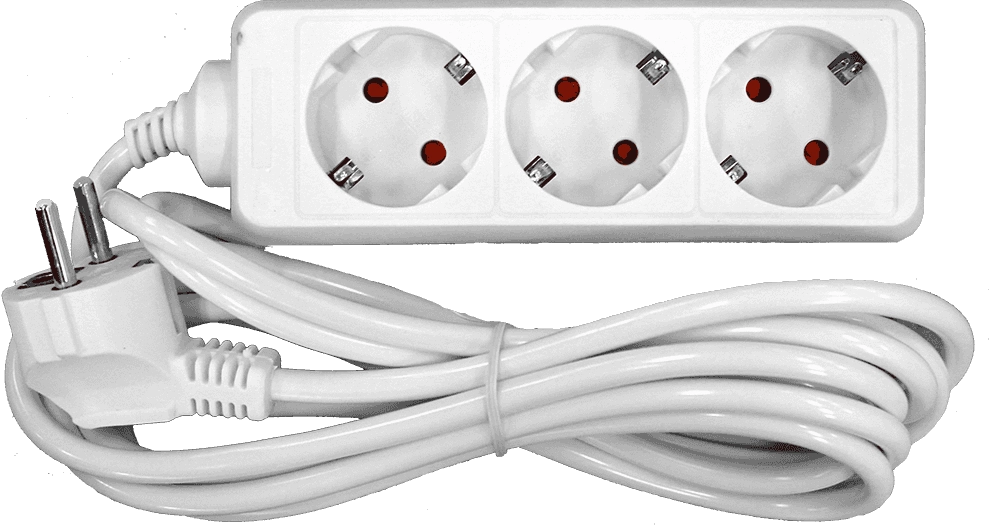 Pagarinātājs 3-vietīgs 3m a/z pievadvads 3Gx1mm