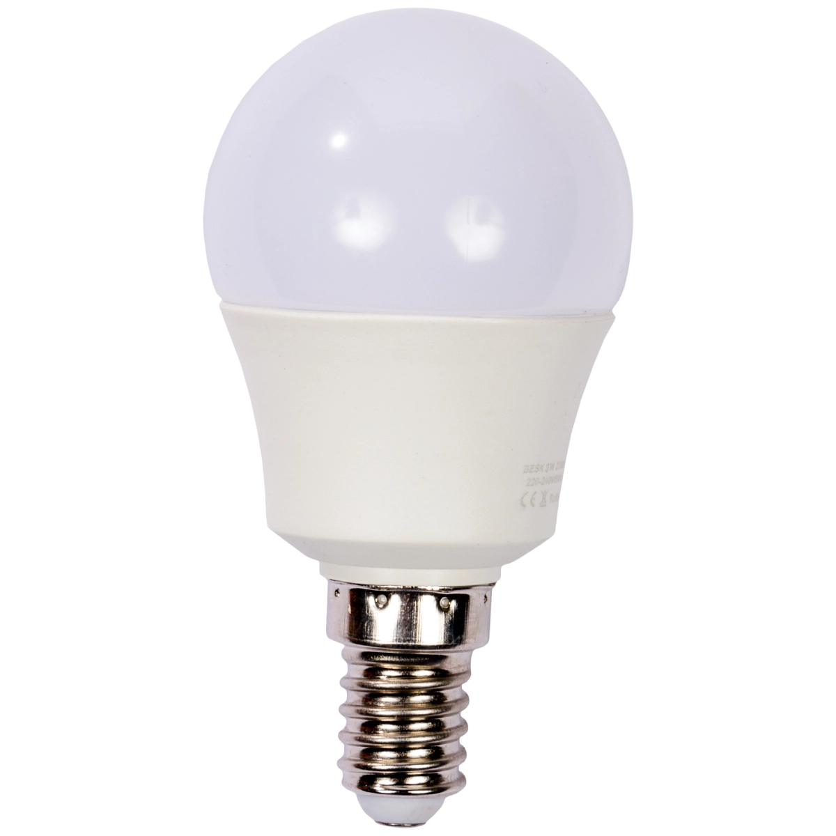 LED spuldze 3W E14 270lm 2700k