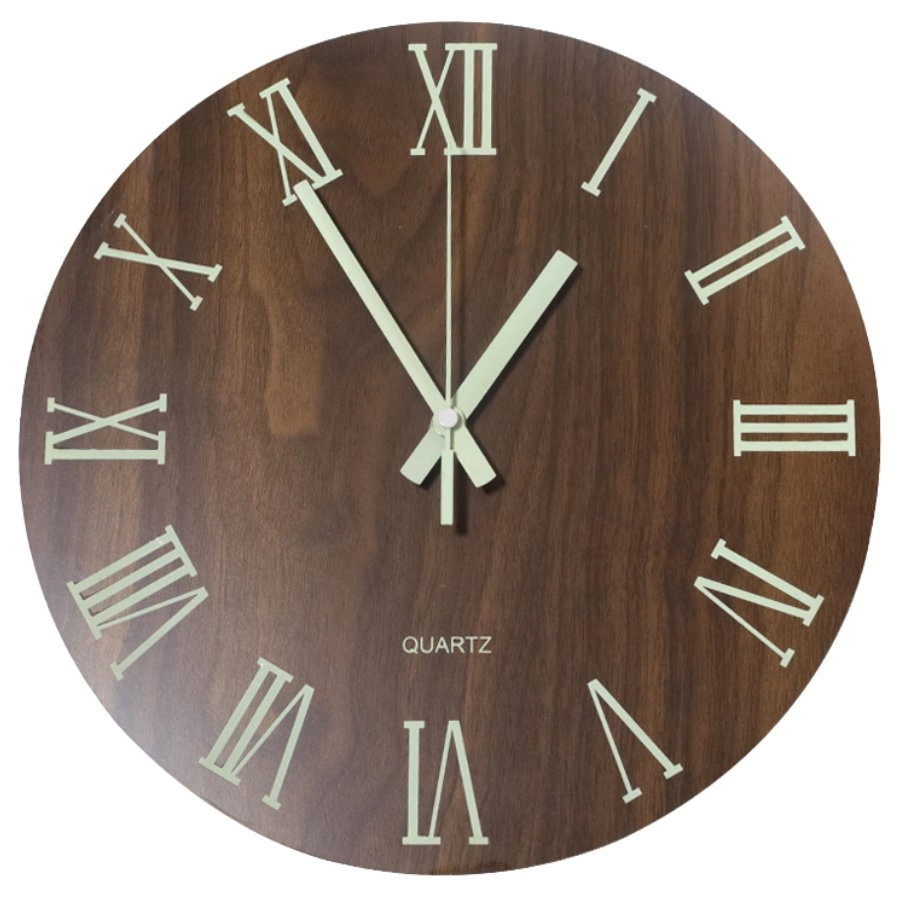 Luminous wall clock 30cm  MDF 9121375