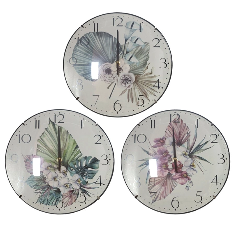 Pulkstenis sienas 30cm ar rakstu 9121399
