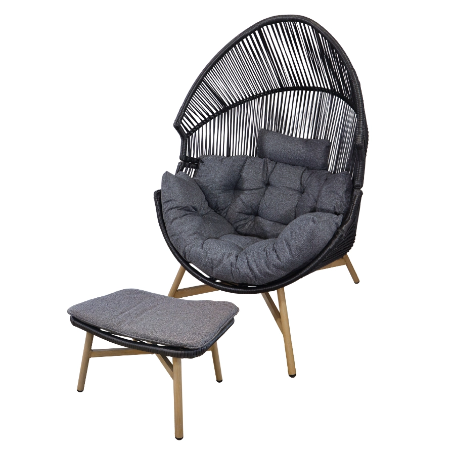Krēsls atpūtas ar kājas atbalstu 48x63x37
