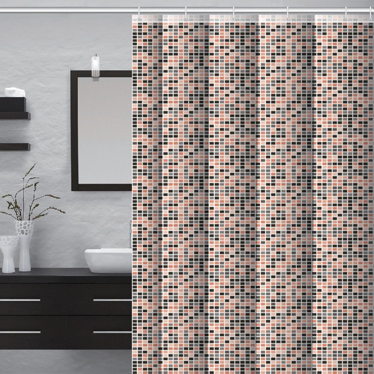 Dušas aizkars 180x180cm 100% PEVA 9130834