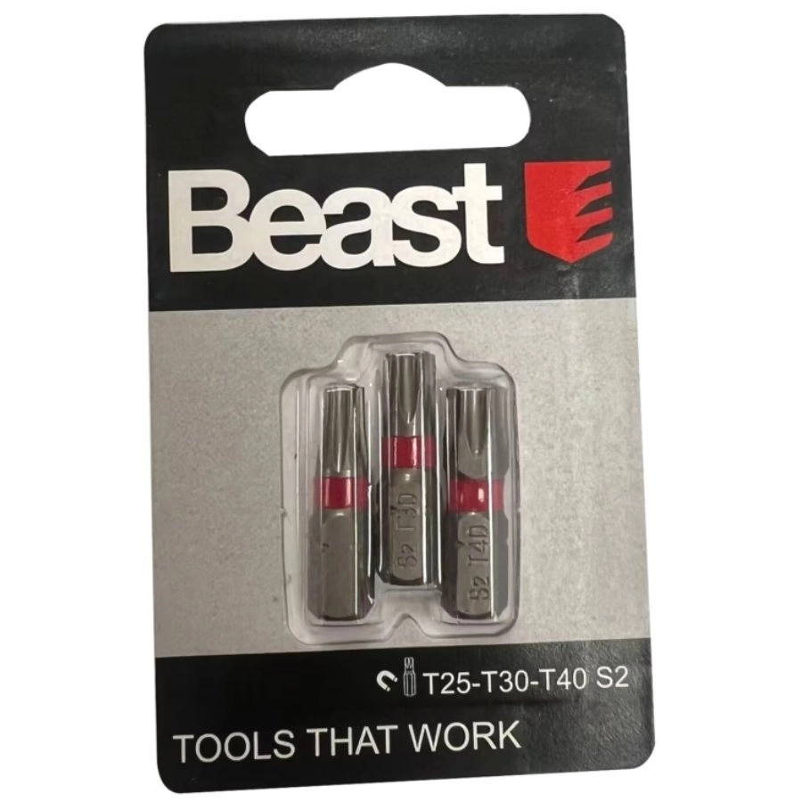 Uzgaļu kompl. 3gb 1/4-25mm T25-T30-T40 8032670