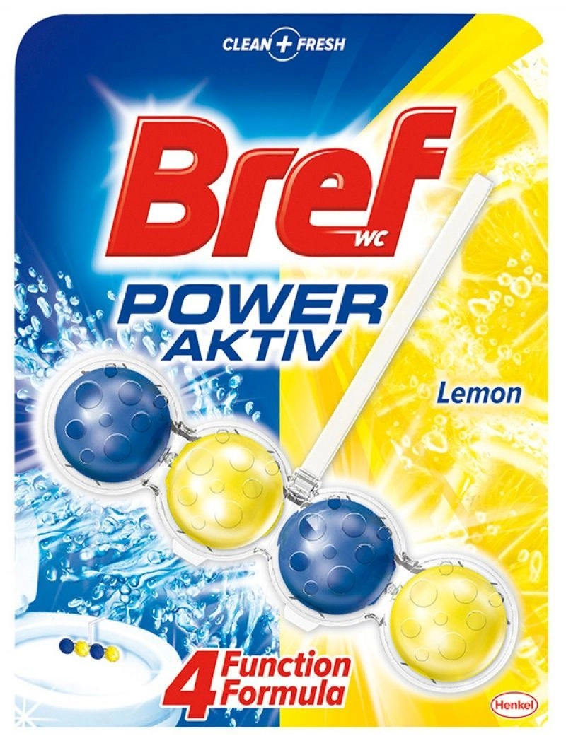 WC bloks Bref Power Aktiv Lemon