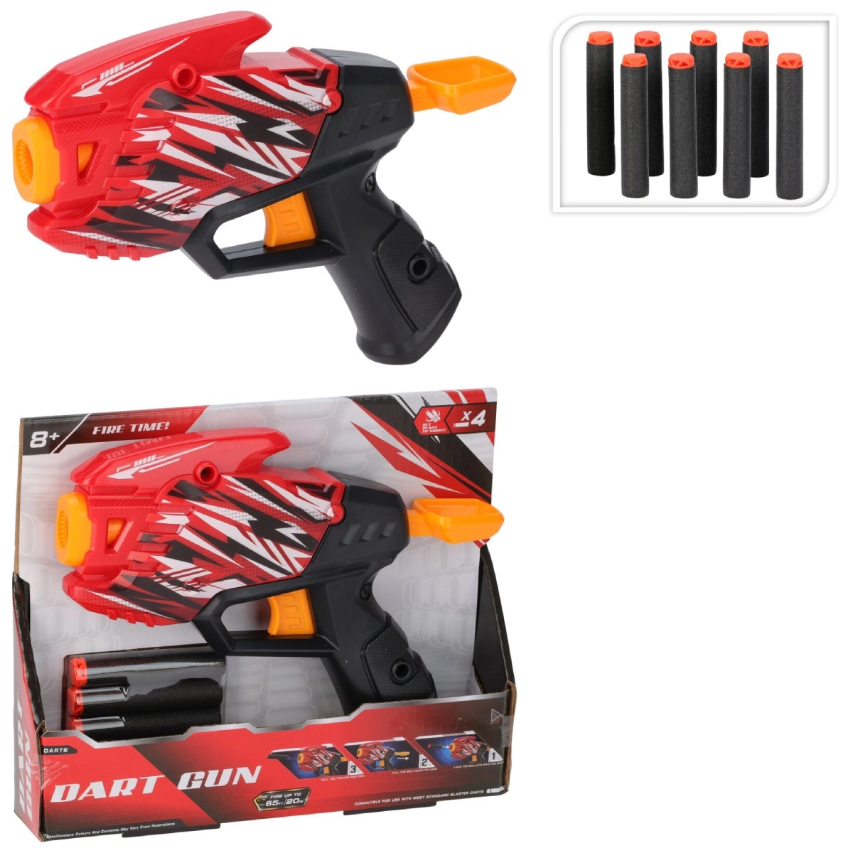 Toy Pistol 20cm  with soft bullets