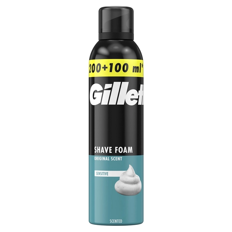 SHAVING FOAM GILLETTE SENSITIVE 300ML 15090062