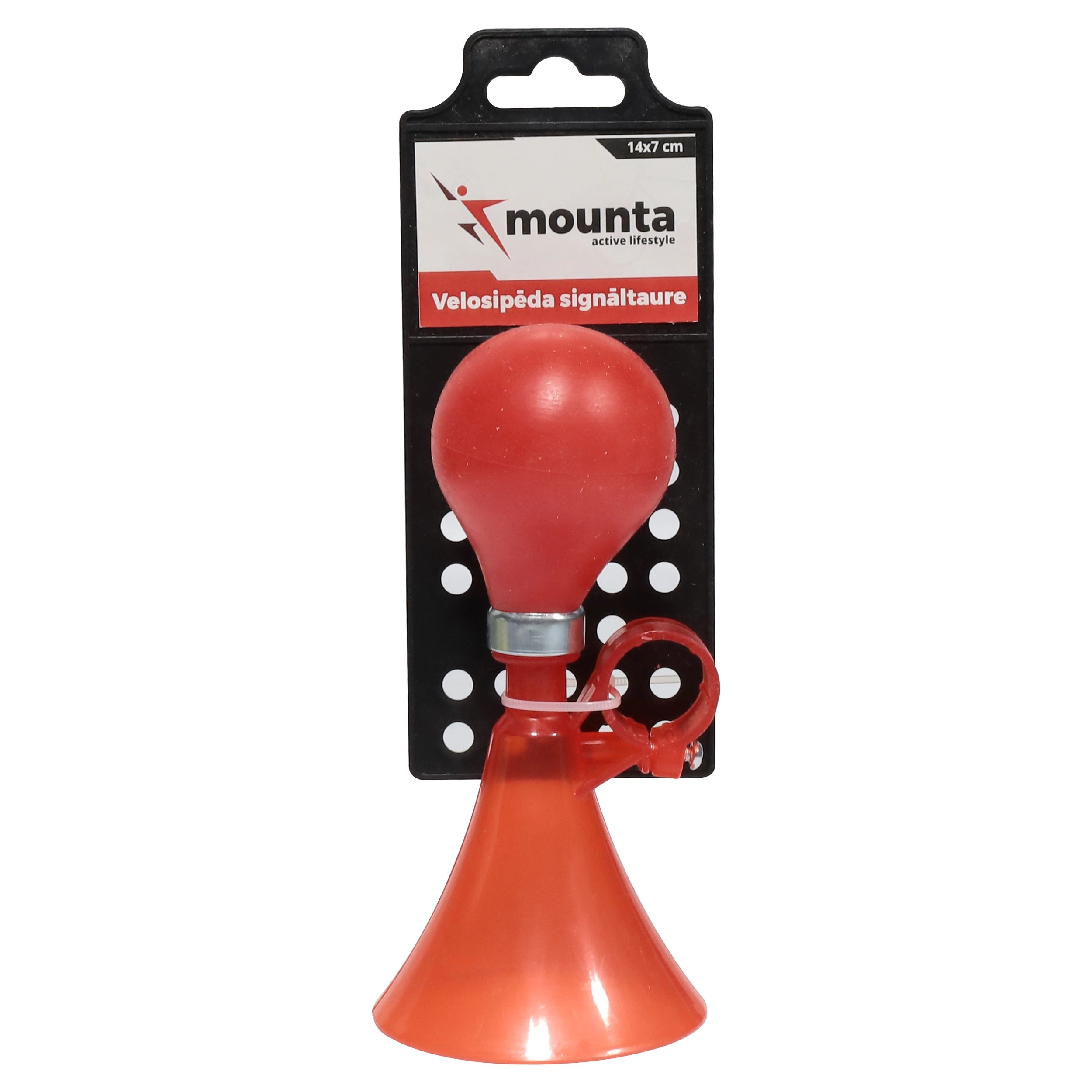 Velosipēda signāltaure 14x7cm sarkana 9128350 4750959128350