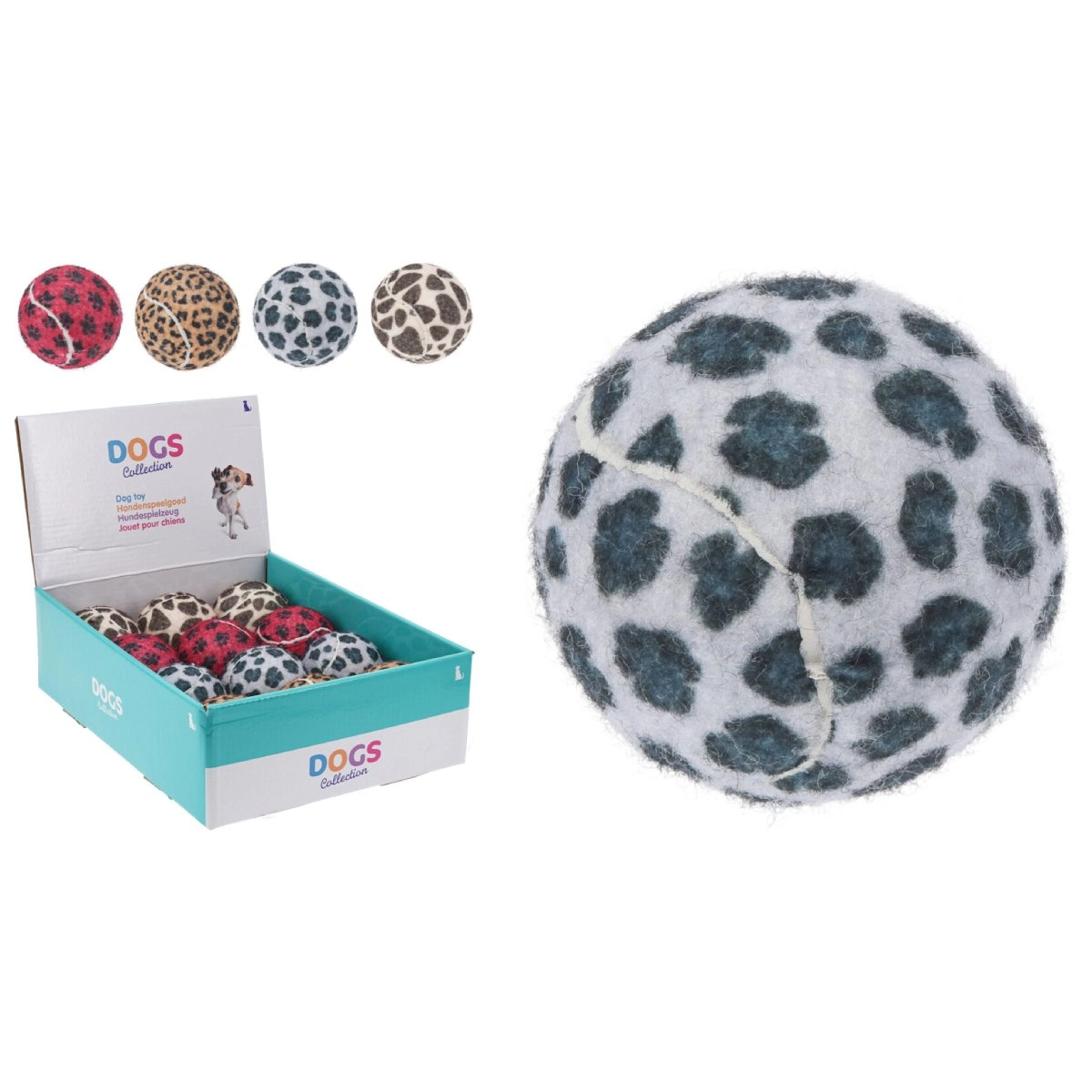 Rotaļlieta suņiem Tenisa bumbiņa 4veidi 7358347