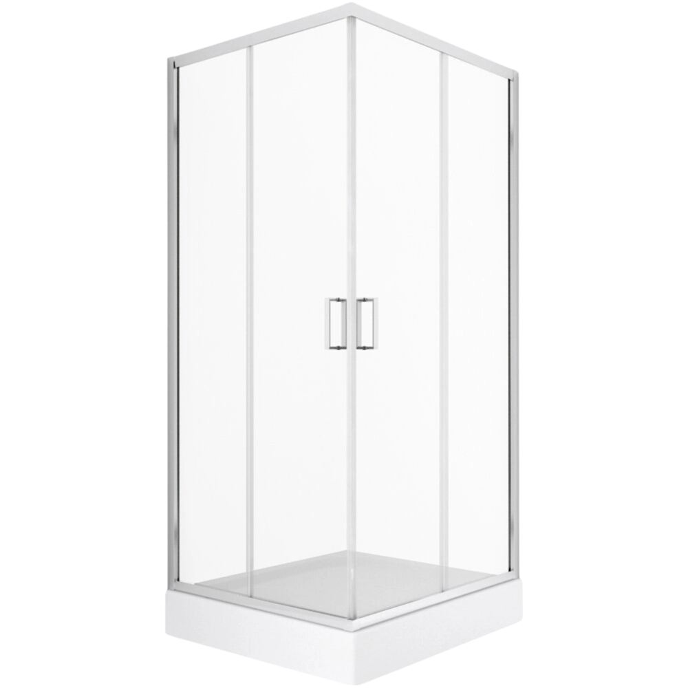 Duškabīne 3D PRIVIA 800x800mm kantains paliktnis