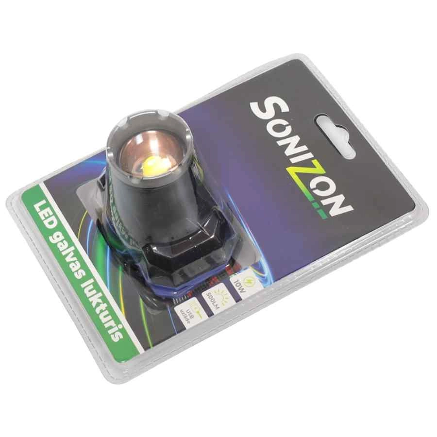 Lukturis uz galvas liekams LED 10w