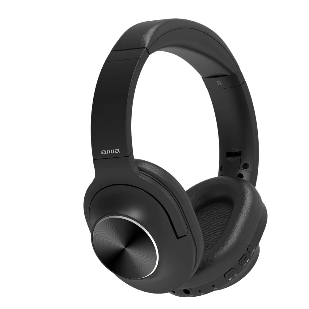 AIWA HST-220BT BT/AUX/USB-C on-ear headphones 20dB