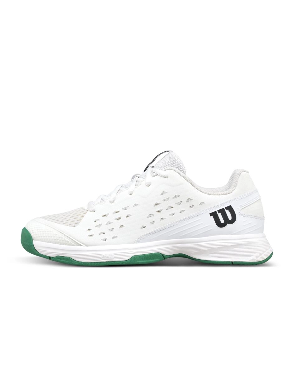 WILSON RUSH PRO JR L White/White/Bosphorus