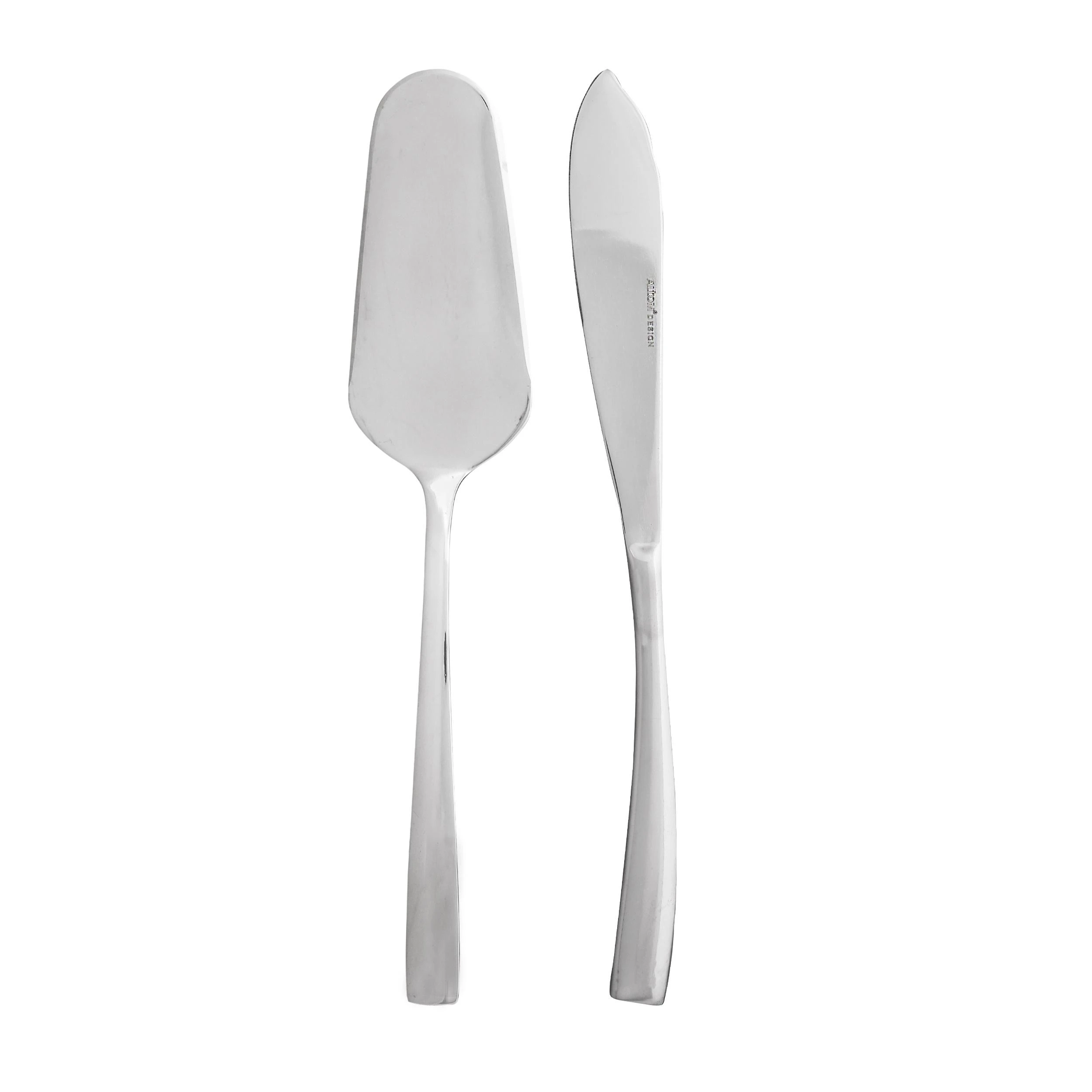 Future cake knife and spatula set