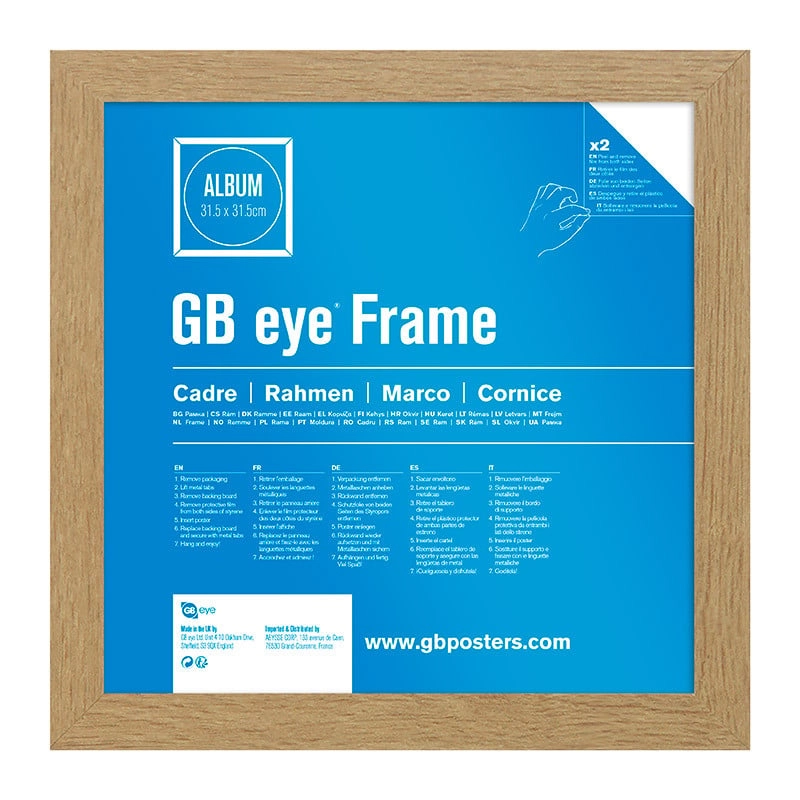 Album Vinyl Frame - Oak (