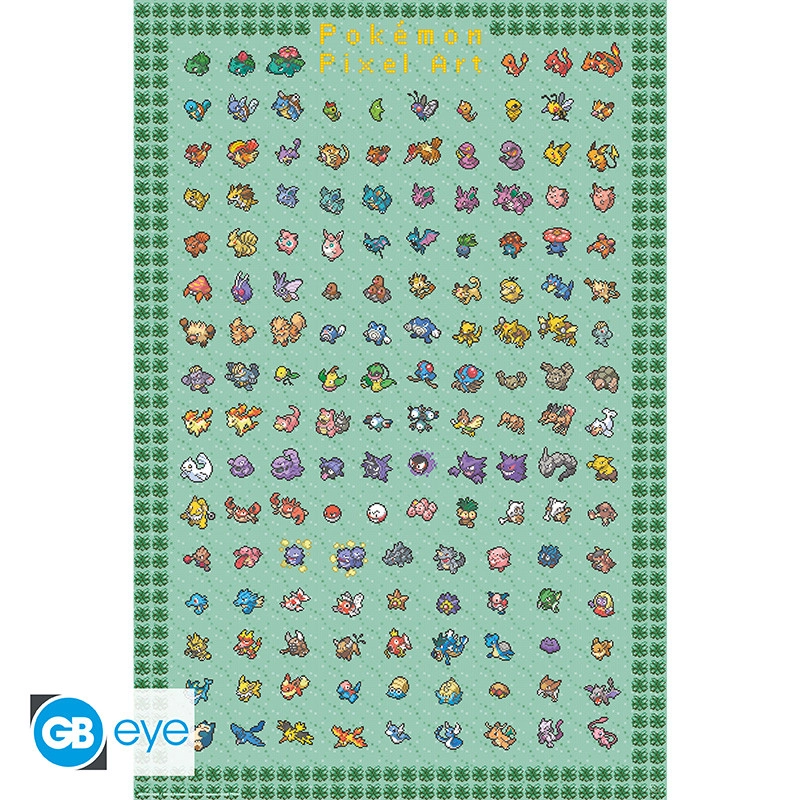Pokemon - Maxi Poster - Pixel