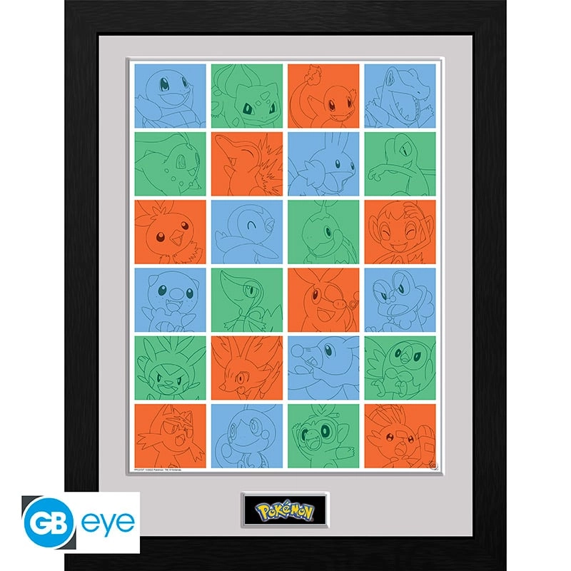 Framed Print "First Partner Grid"