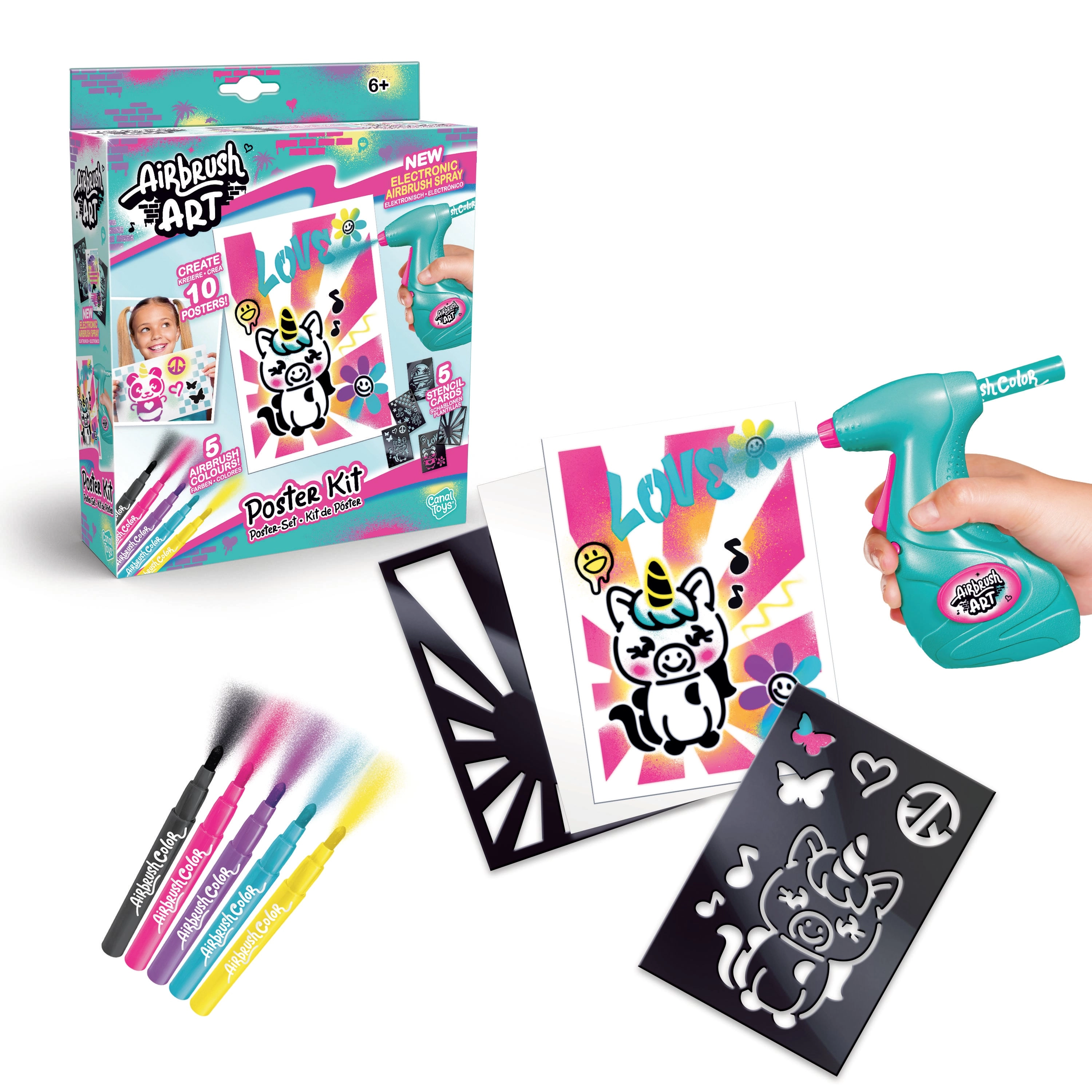 Airbrush Art - Mini Poster Kit