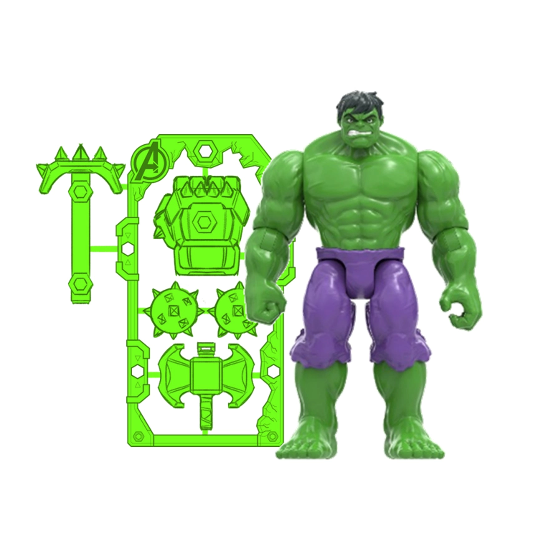 Marvel Avengers ActionVerse Hulk 5010996357298 G31005X0