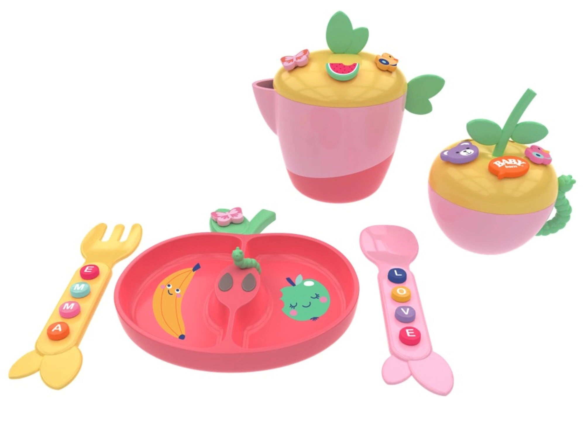 BABY born Tableware Set Leļļu ēdināšanas