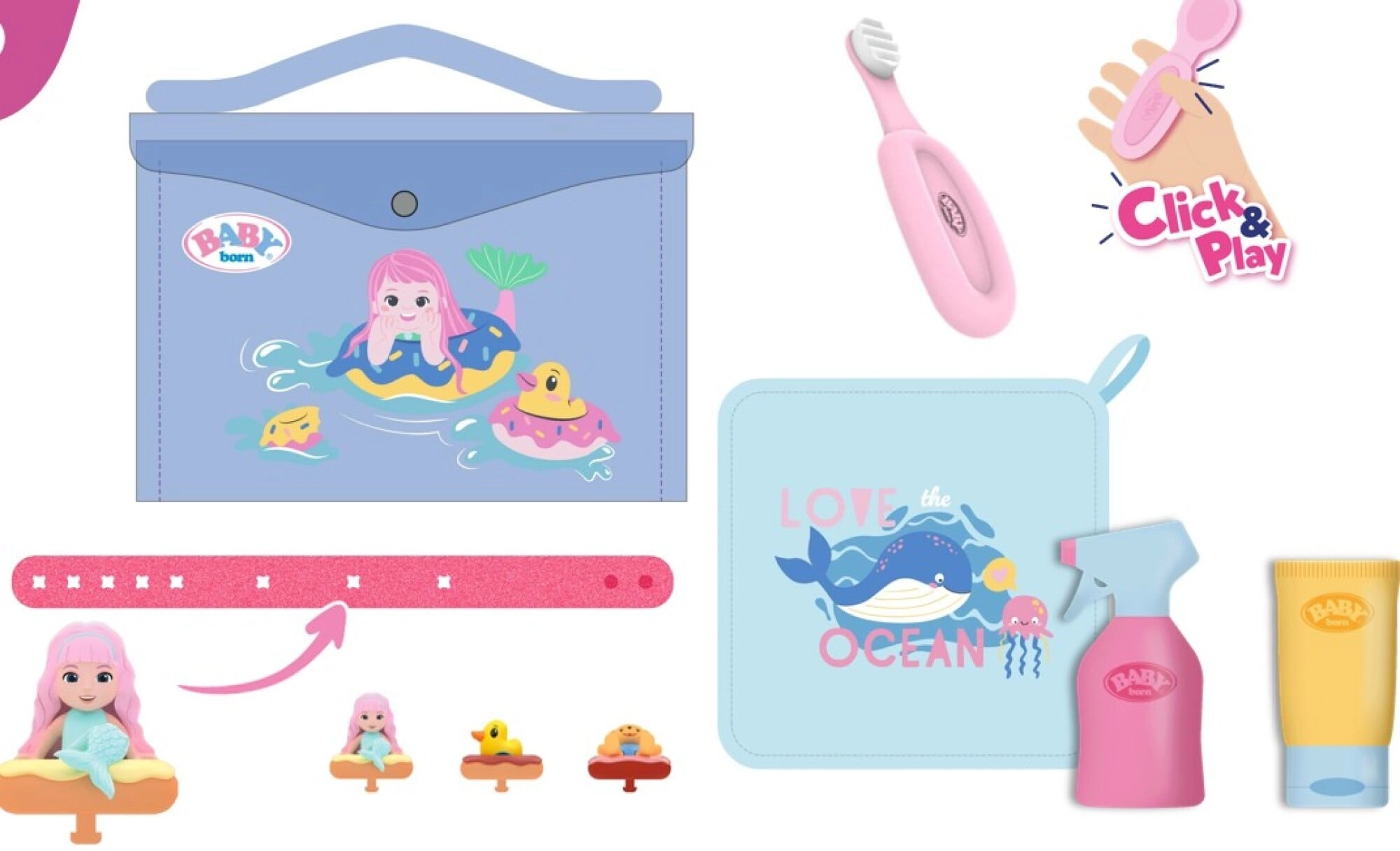 BABY born Bath Fun Kit Leļļu