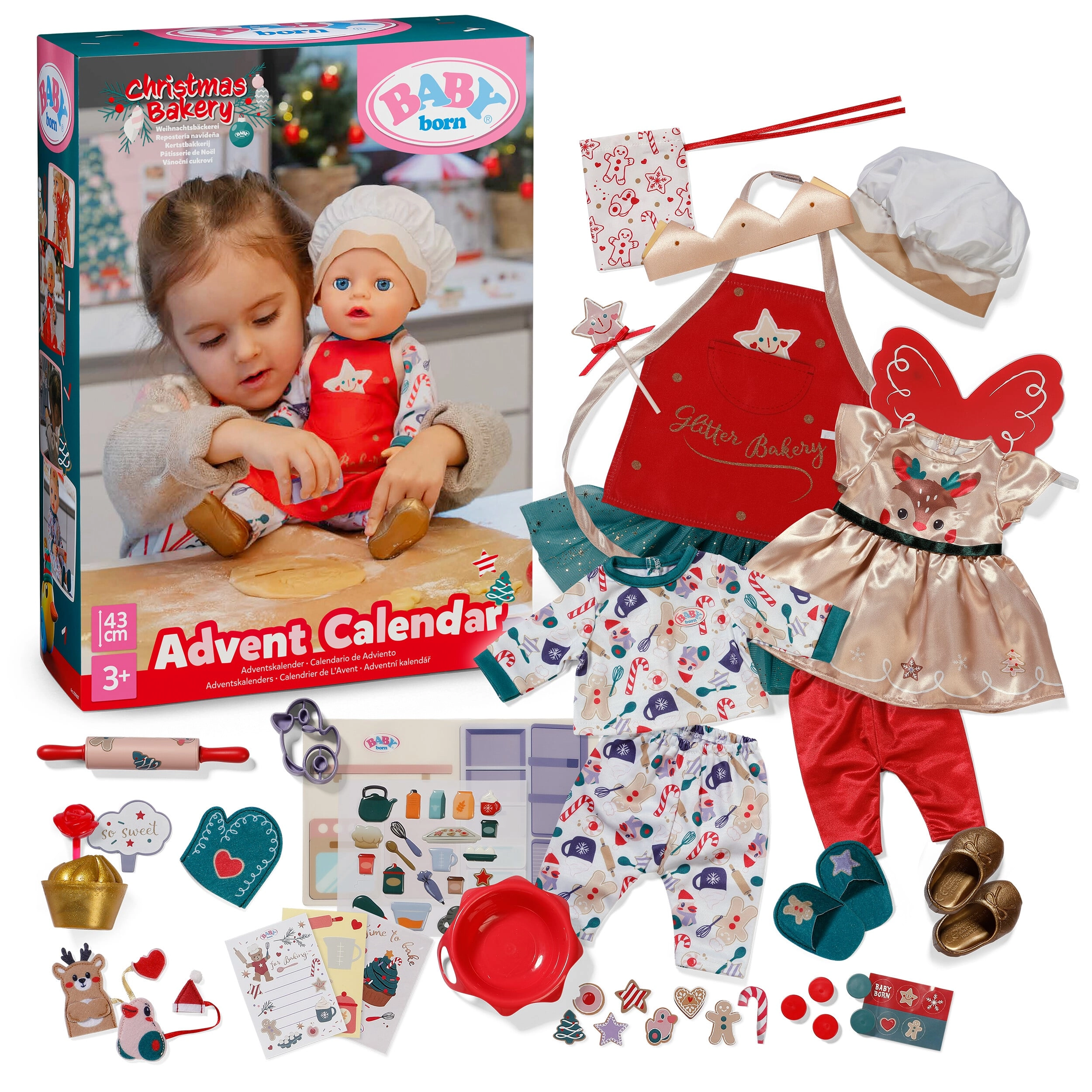 BABY born Advent Calendar 43cm Leļļu