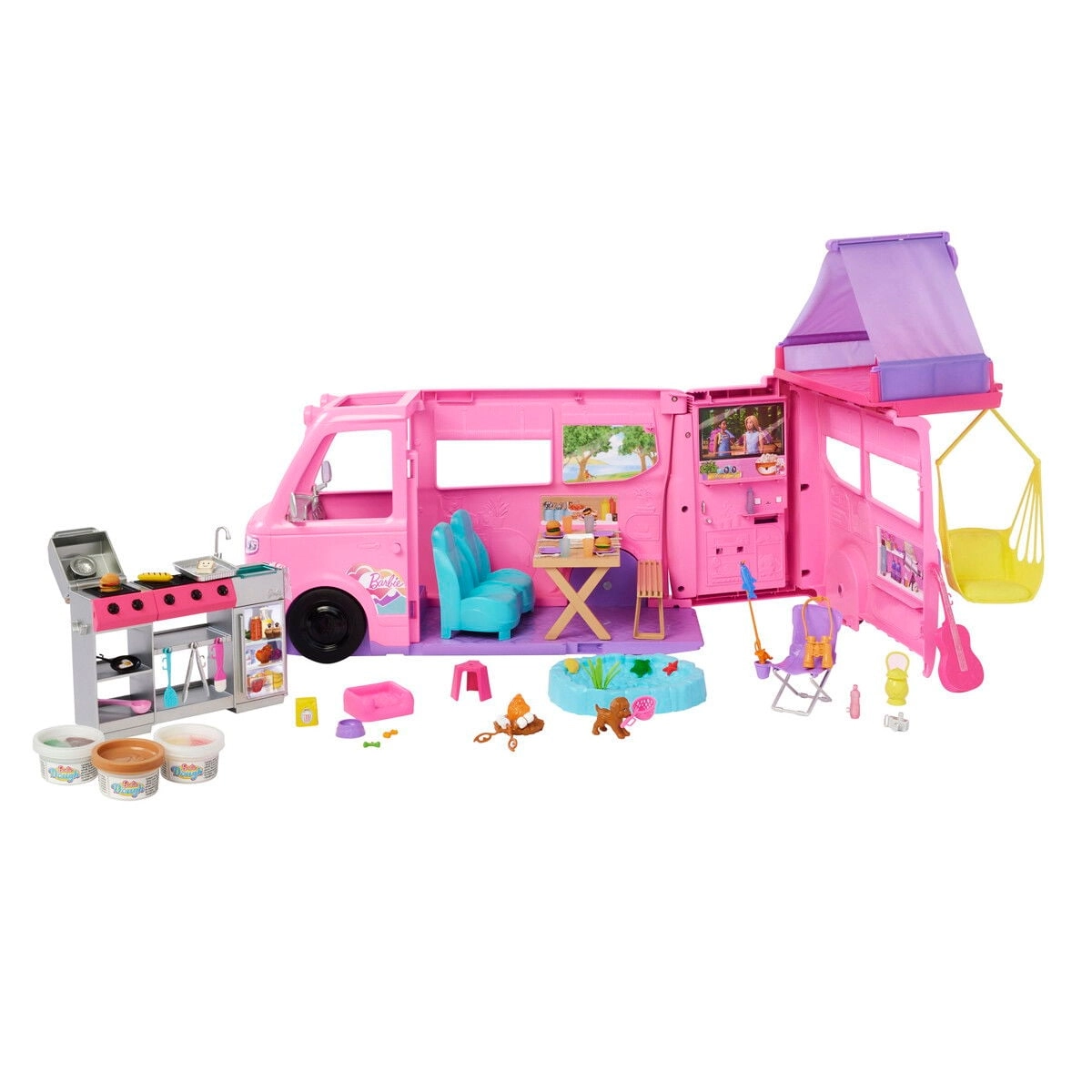 Barbie Dream Camper Playset with Roof