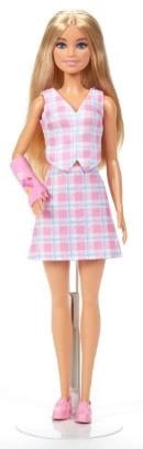 Barbie Fashionista Doll Pink Plaid Blonde
