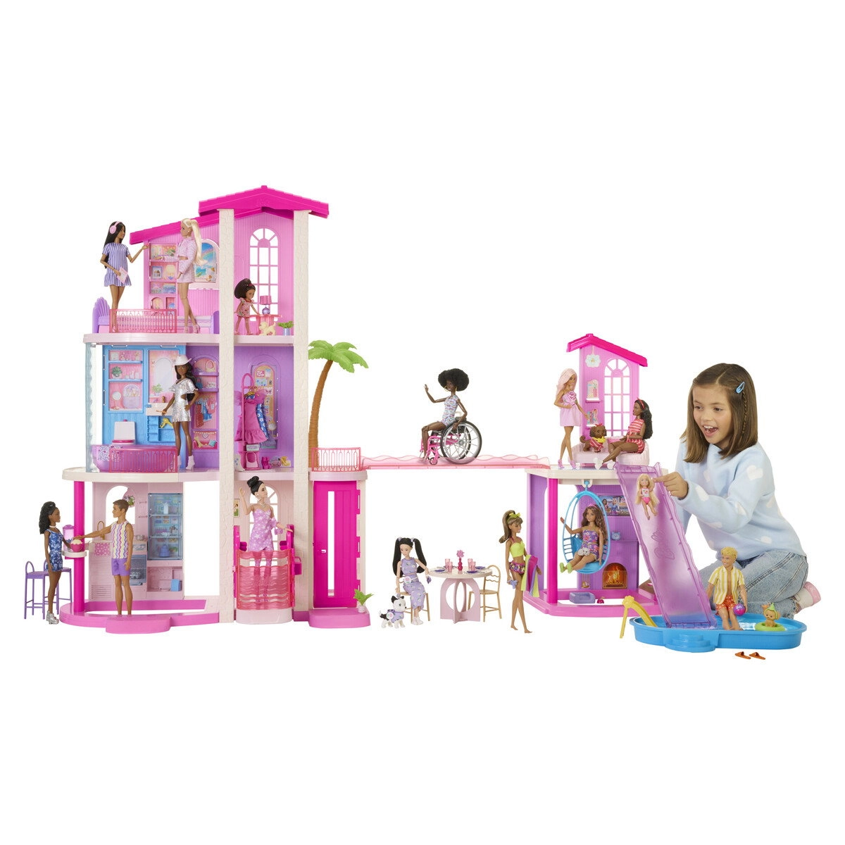 Barbie DreamHouse Dollhouse  2 Pools  2