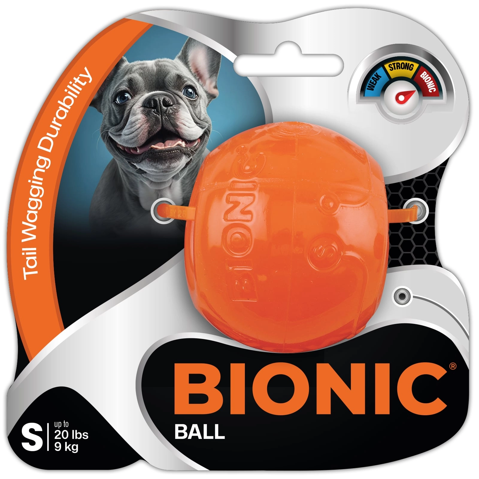 BIONIC Piłka  gryzak  dla psa  S