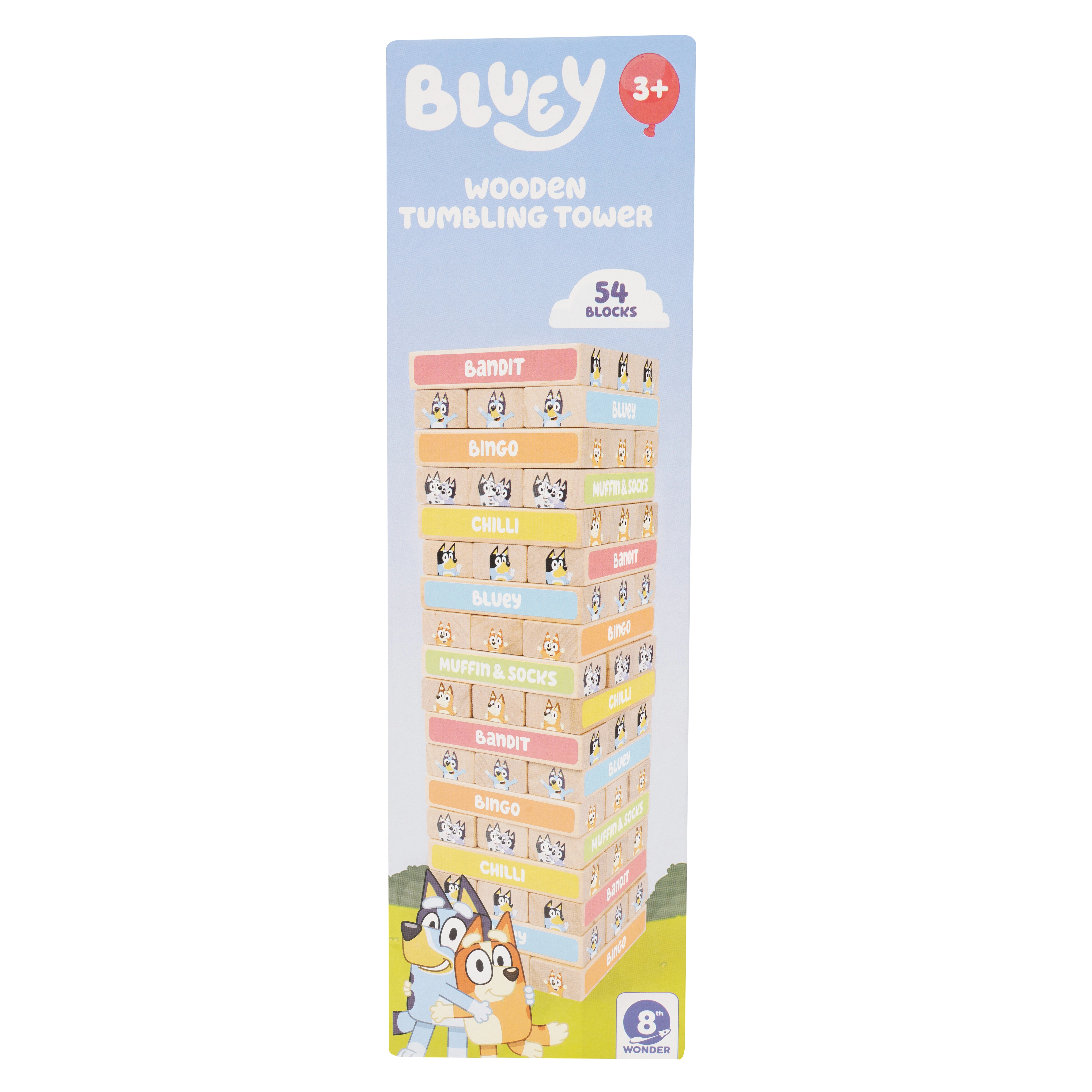 Bluey Tumbling Tower 249-2711 5055069721361
