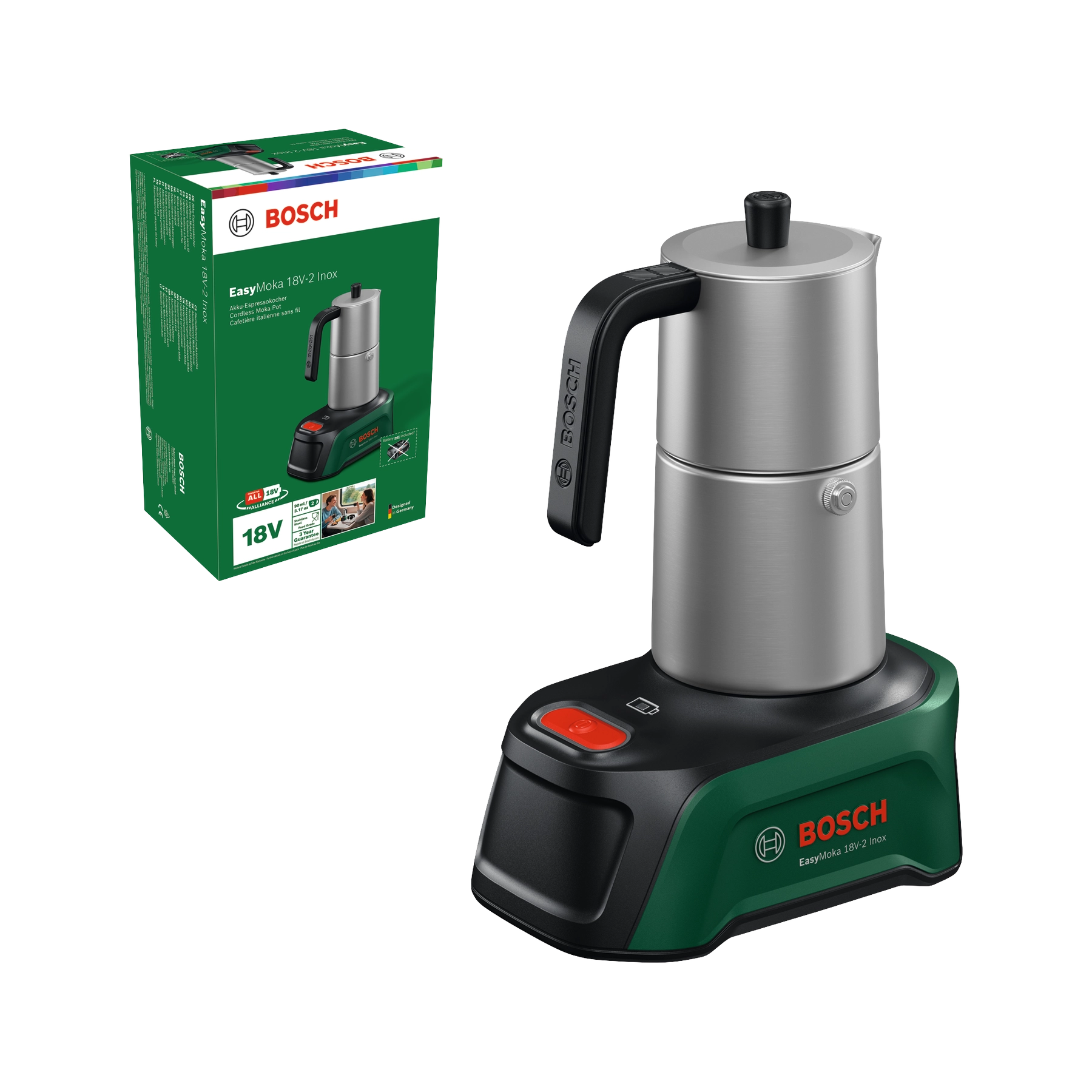 Bosch DIY — KAFIJAS AUTOMĀTS EASYMOKA 18V-2 INO SOLO