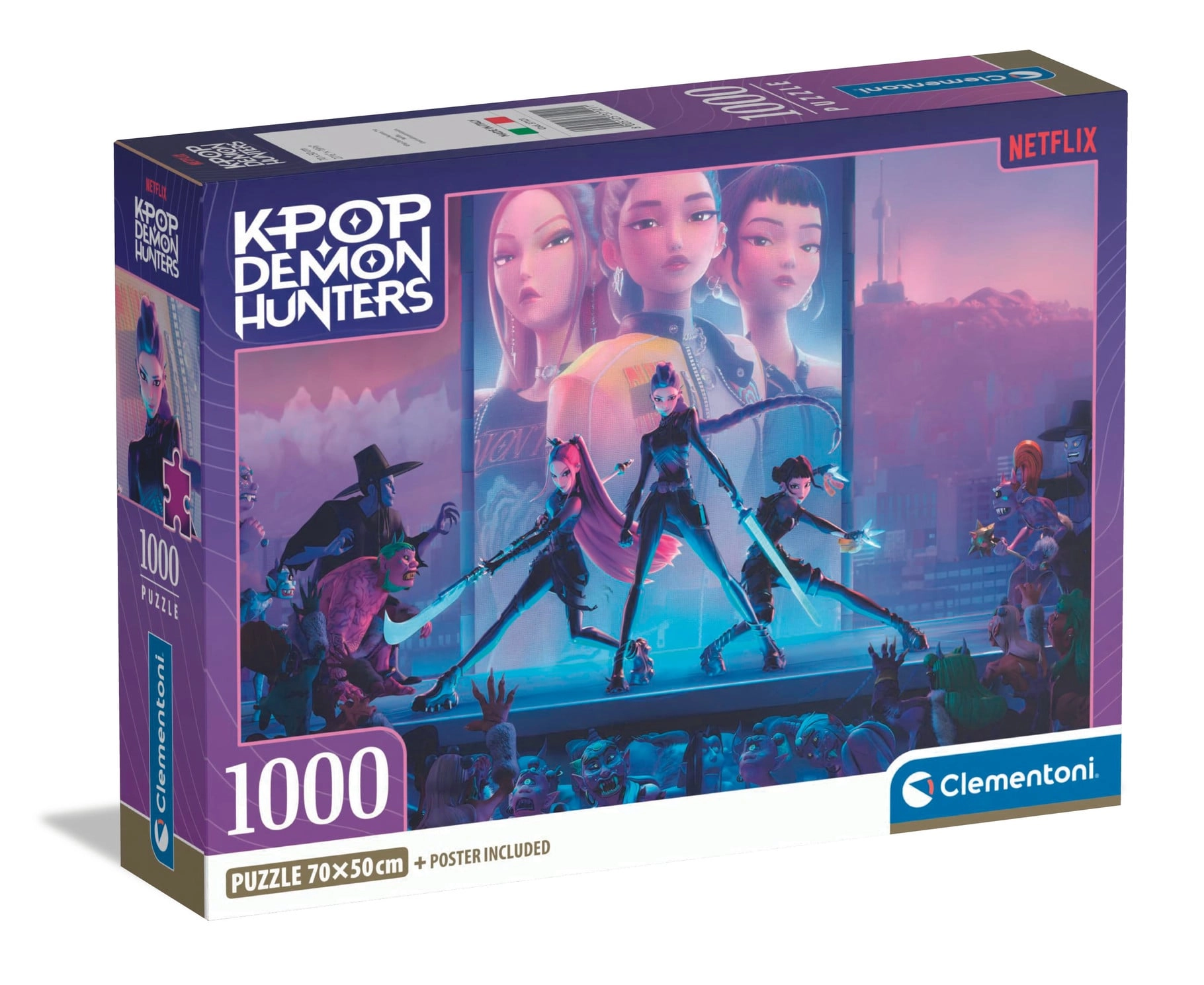Clementoni: Puzzle 1000el. K-Pop Demon Hunters