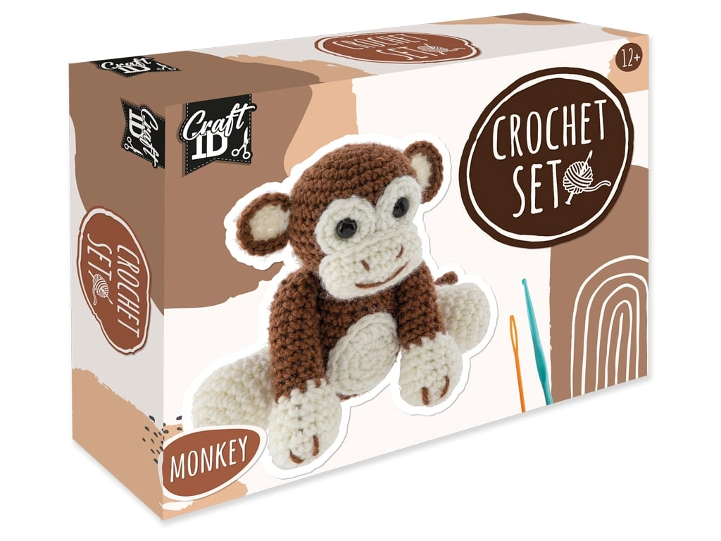 Crochet monkey 8720257143825 K-CR1704/GE