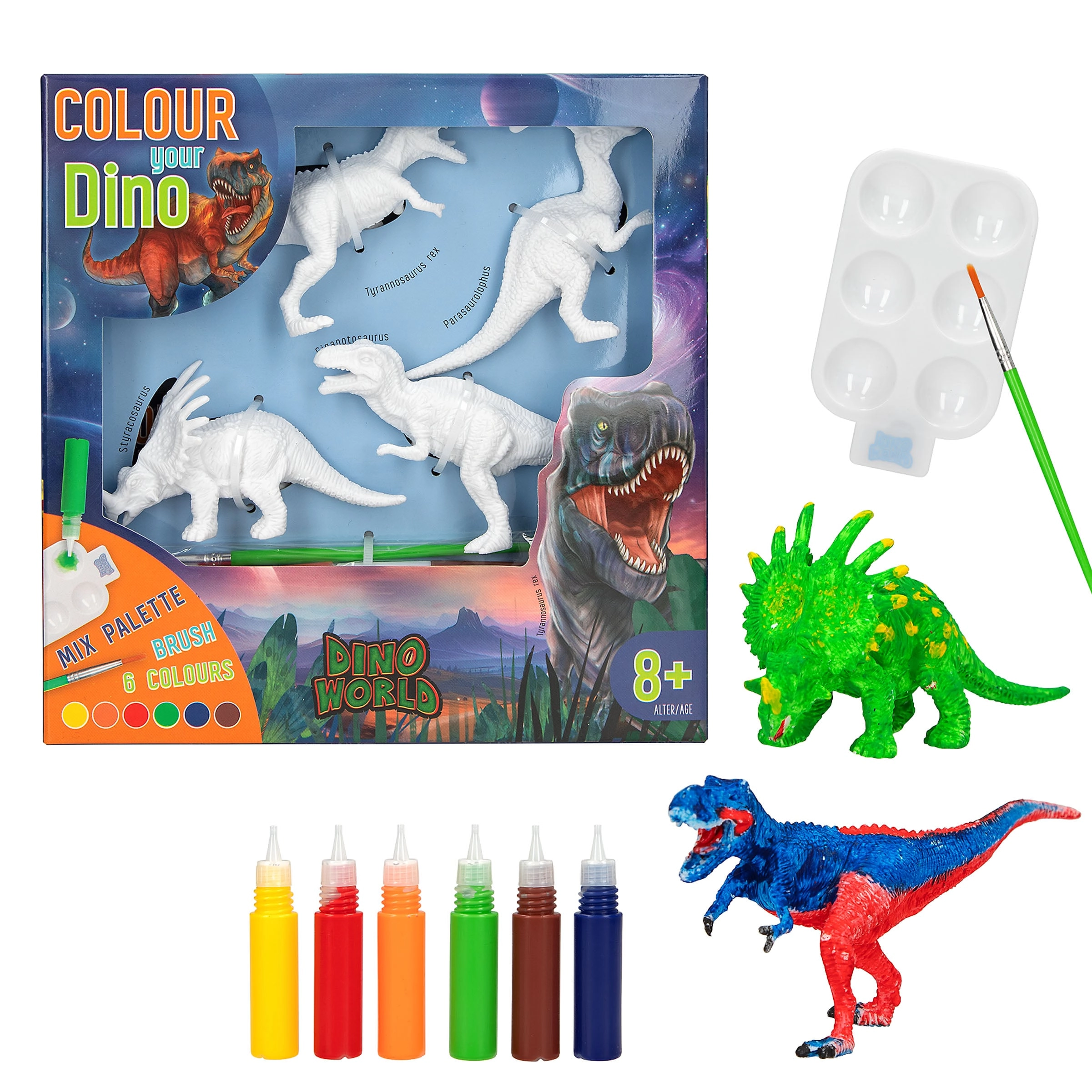 Dino World - DIY Colour Your