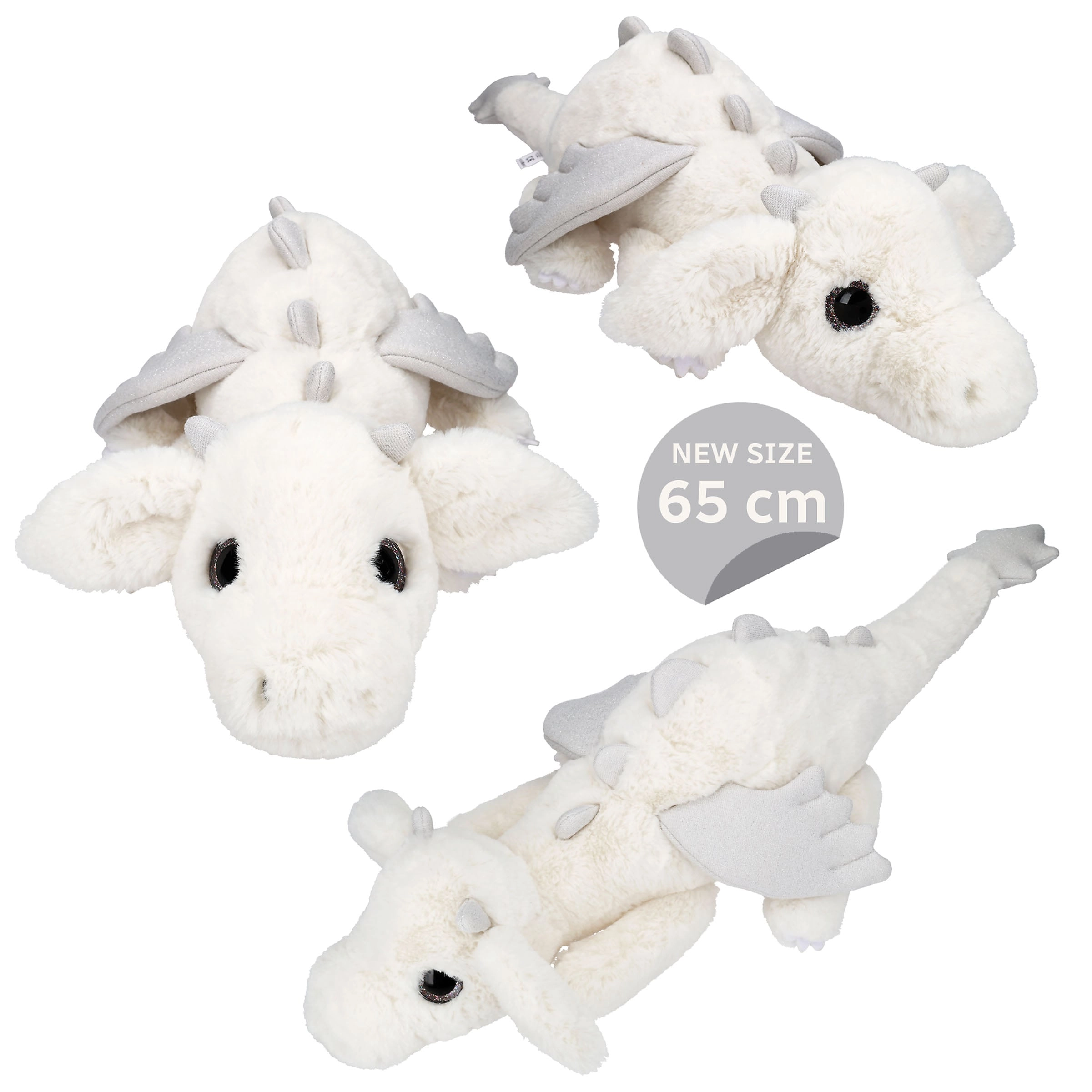 Dino World - Plush Dragon White