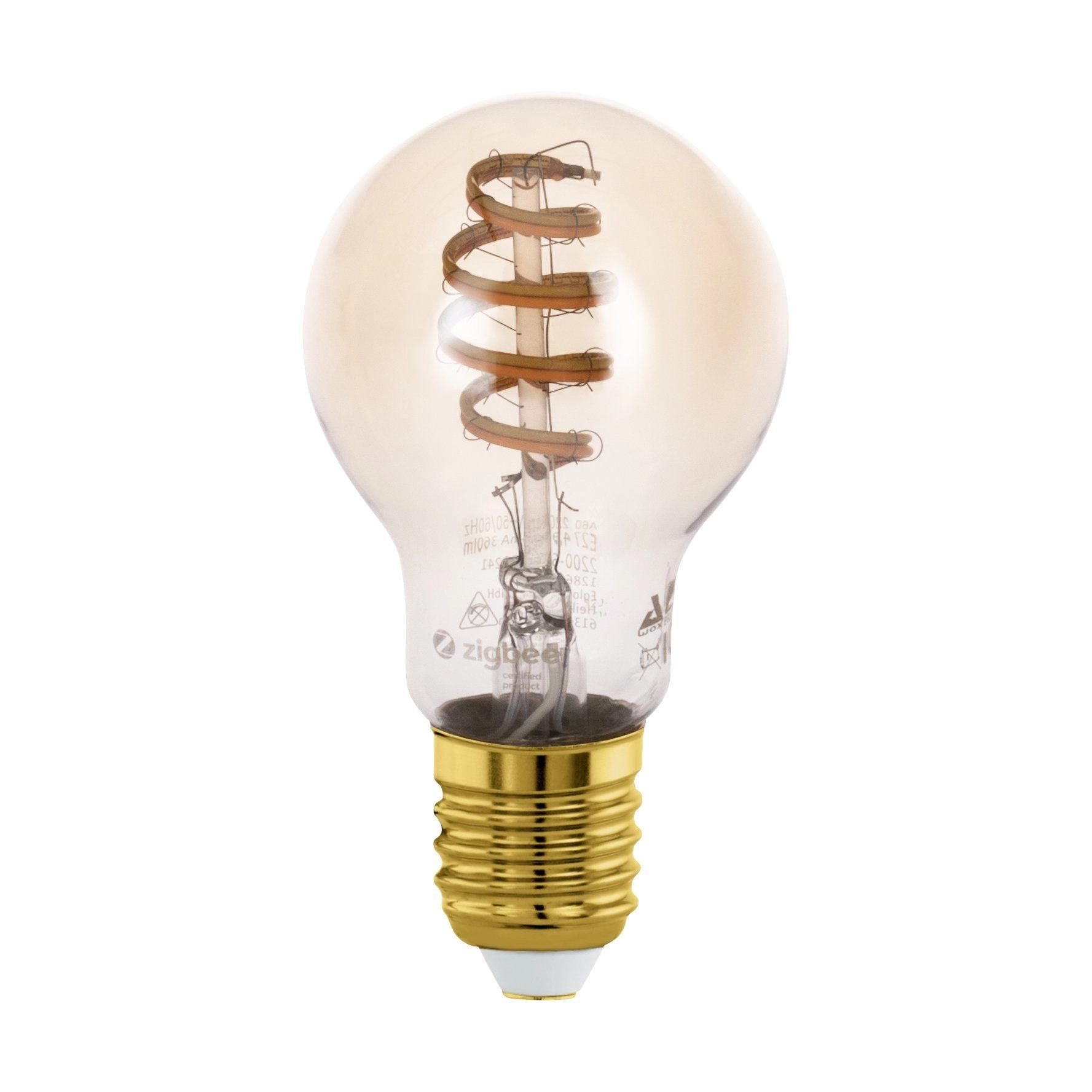 Eglo - E27 A60 Spiral Amber