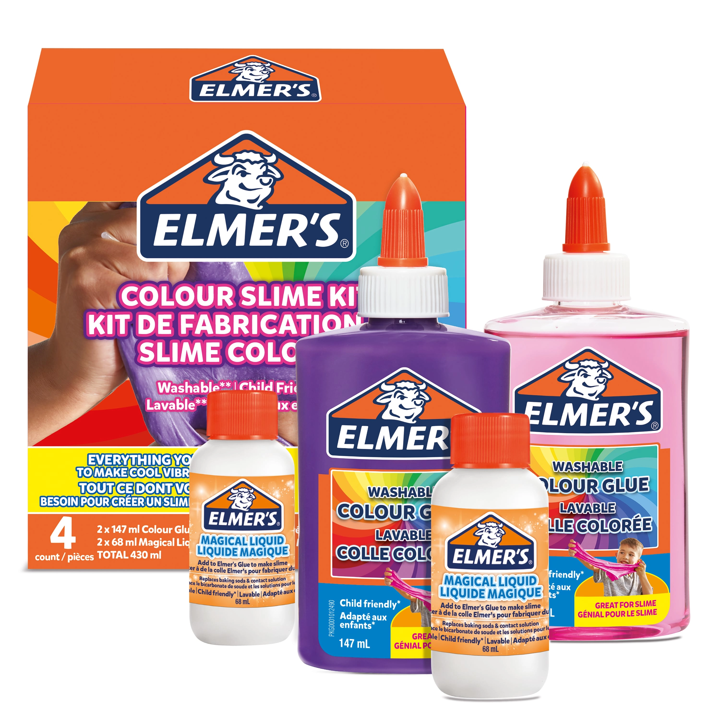 Elmer````s Opaque Color Slime Kit 1220069