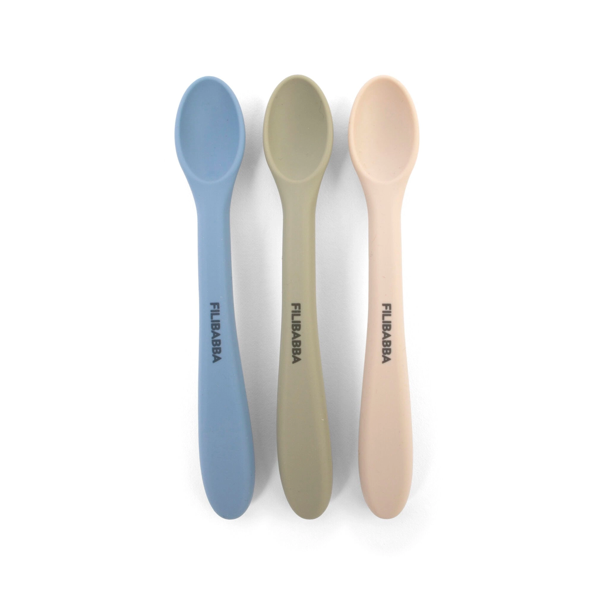 Filibabba - Silicone feeding spoons 3-pack