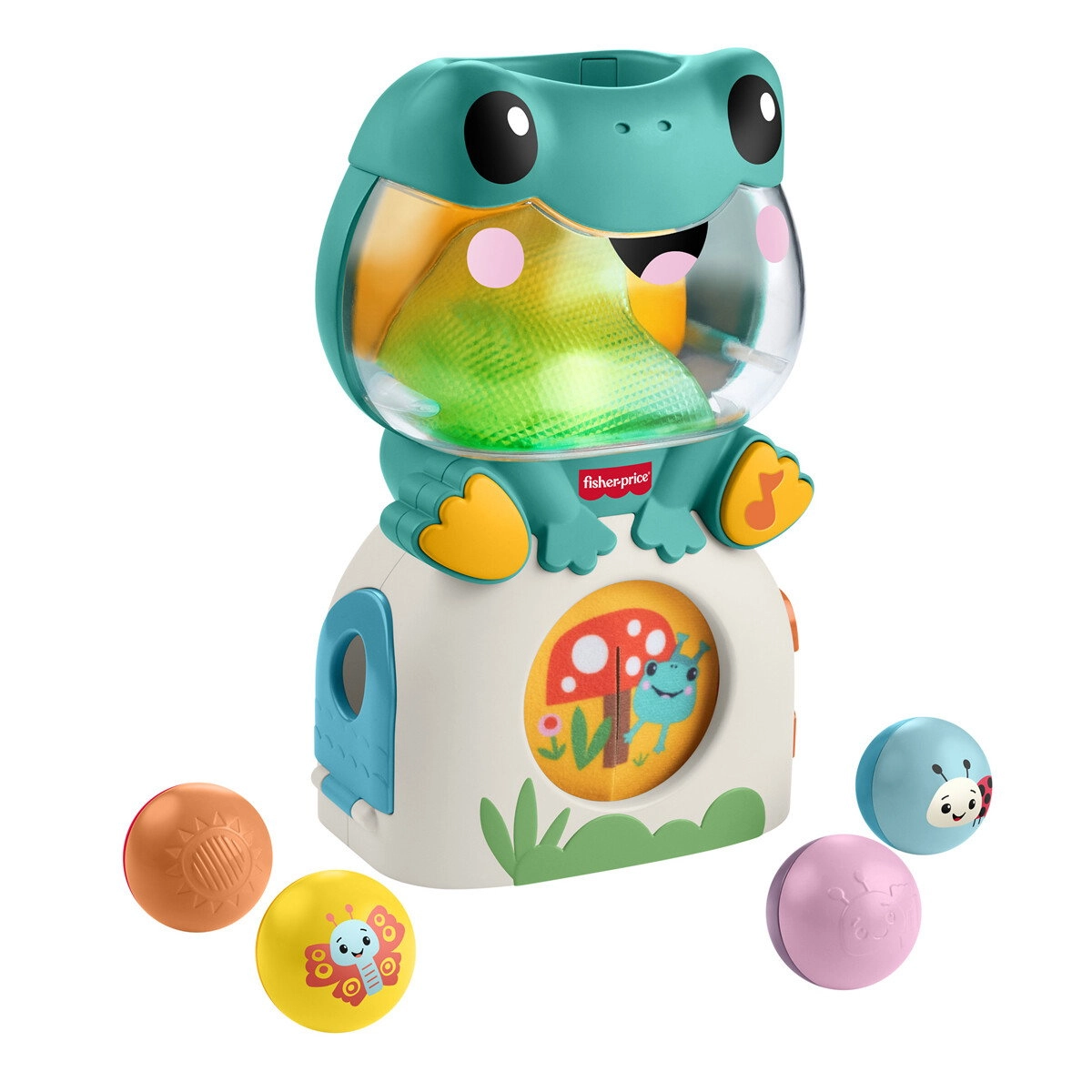 Fisher-Price Light-Up  Roll Frog Musical Ball