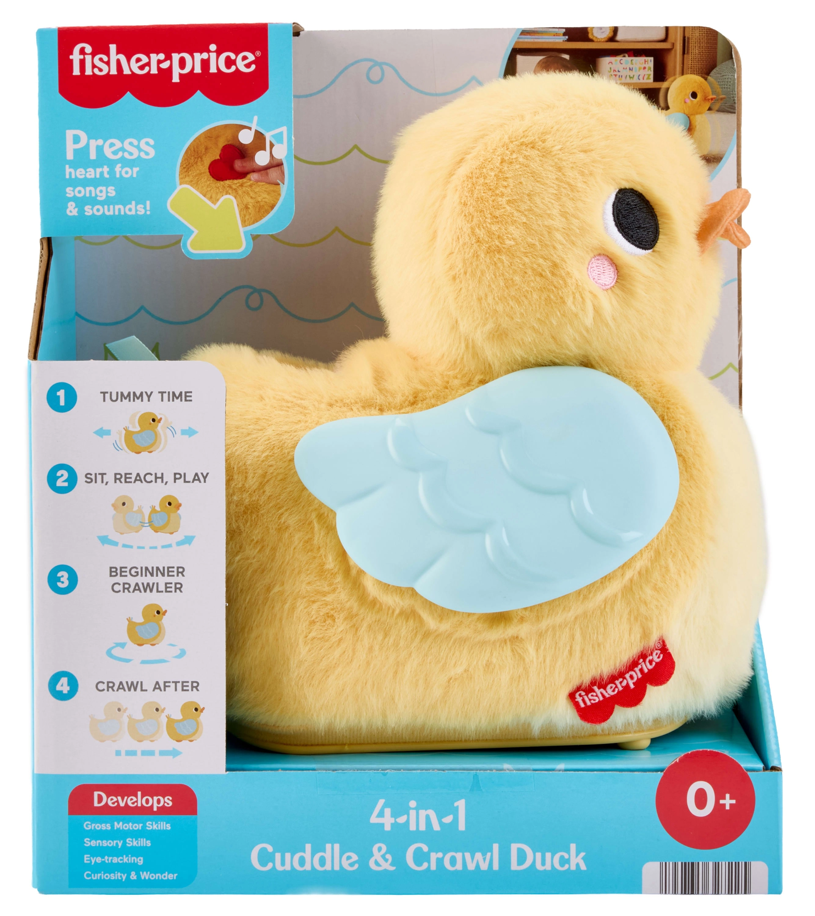 Fisher-Price 4-in-1 Cuddle  Crawl Duck  Baby