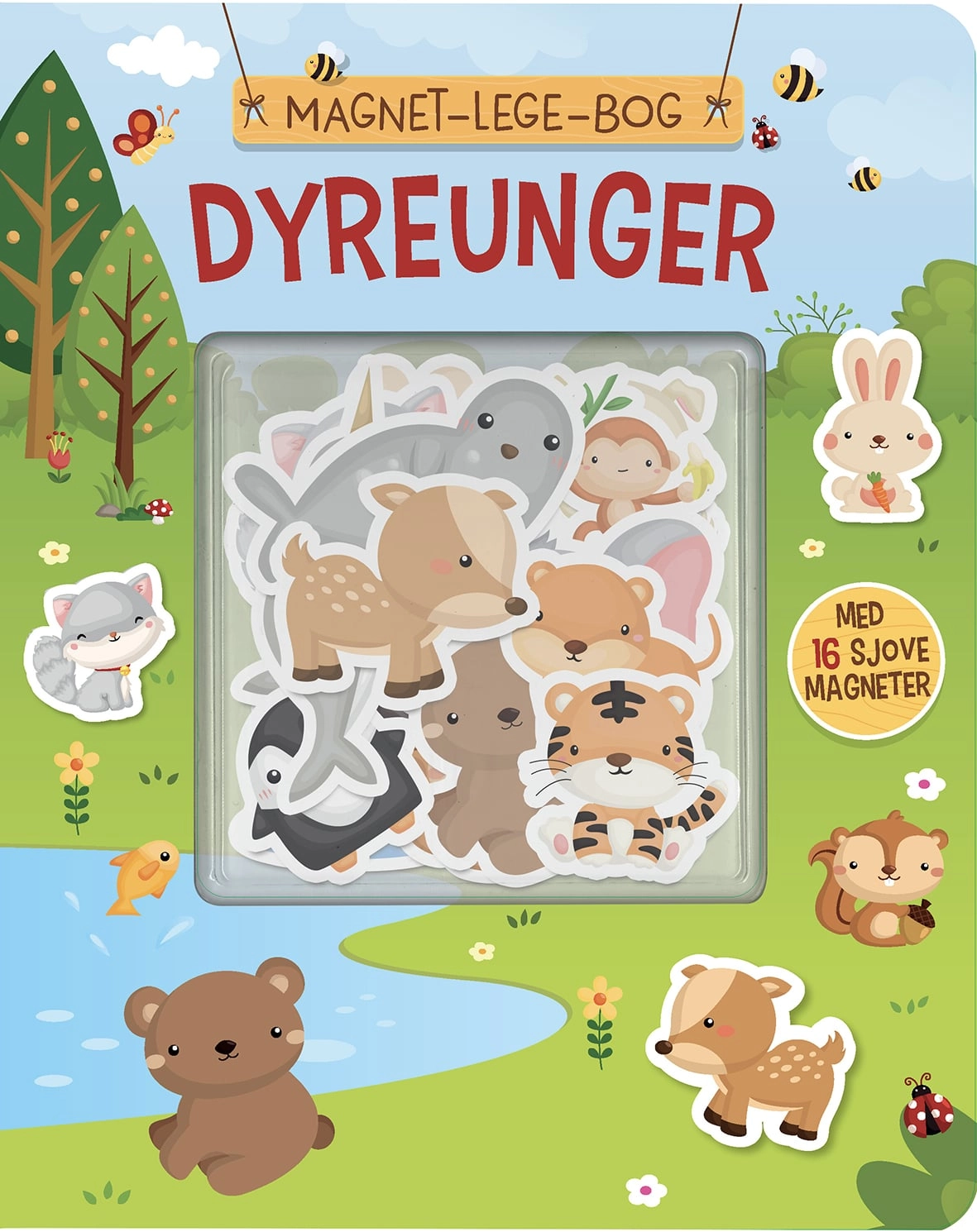 Magnetic play book: Baby animals 9788776430887