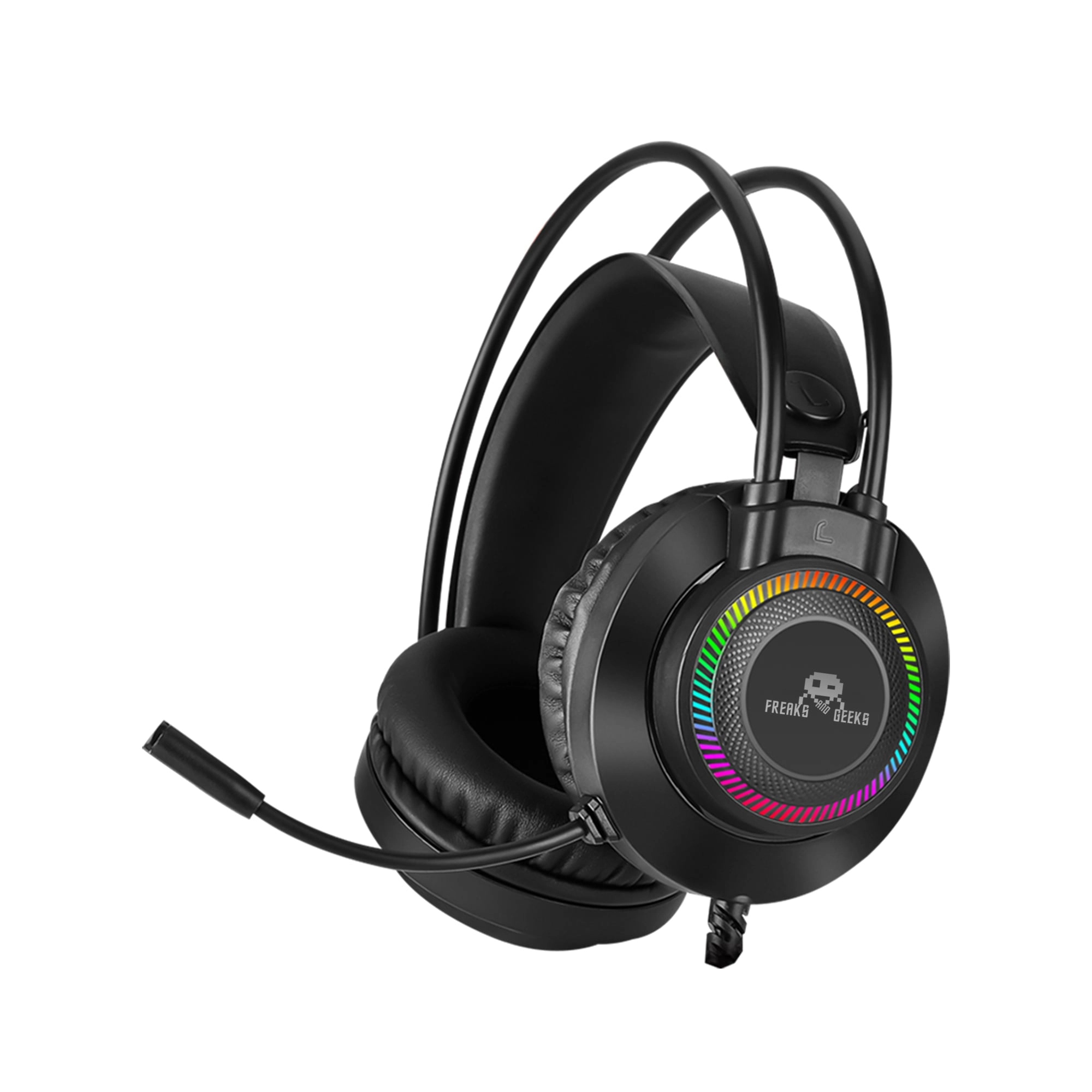 Freaks And Geeks — Dual Headset ar aizmugurgaismotu mikrofonu — PC/PS4/PS5/Xbox One