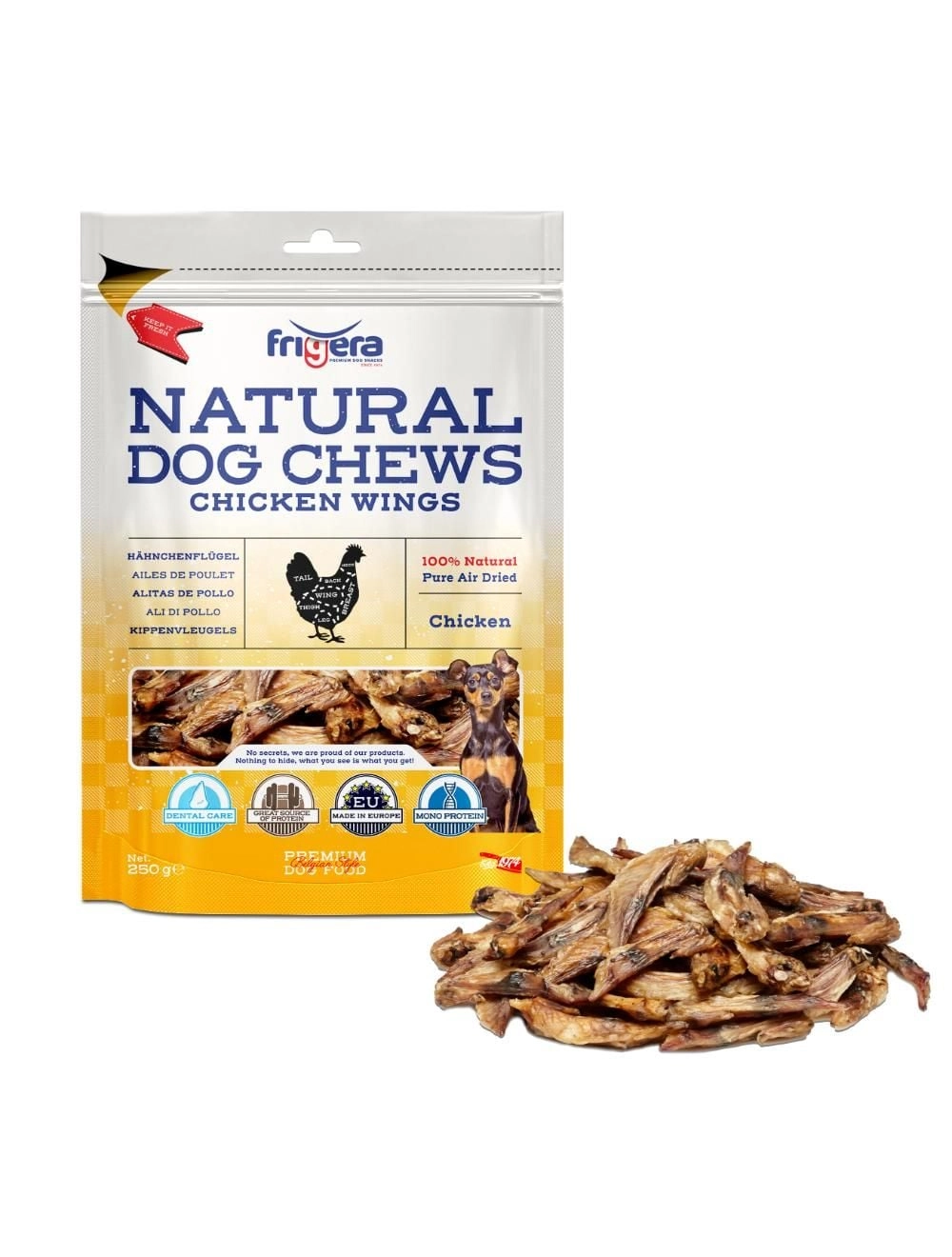 Frigera -Natural Dog Chews Chicken wings