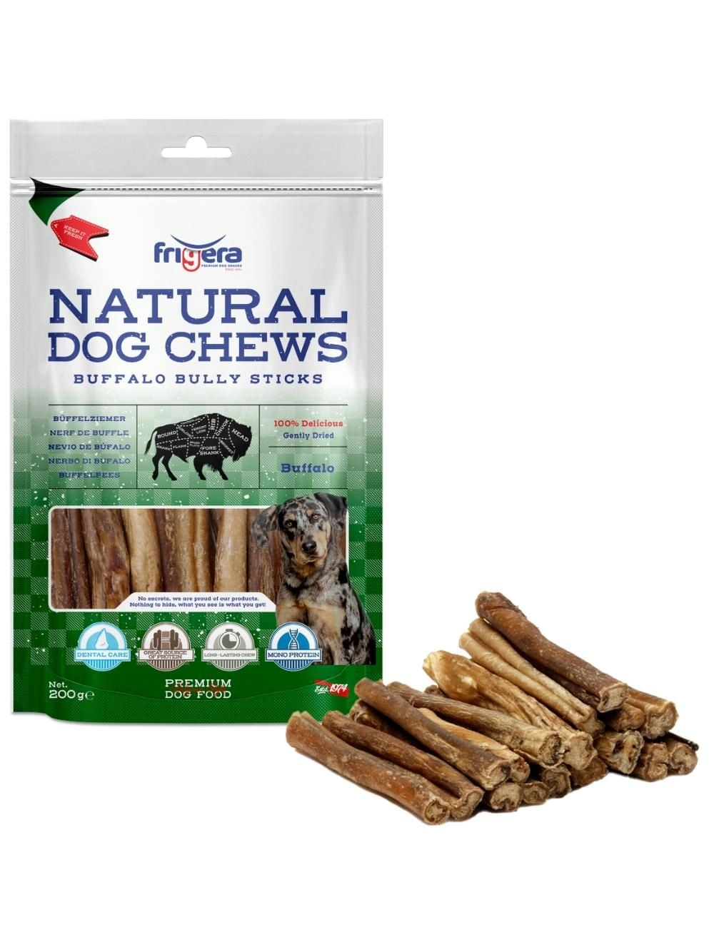 Frigera - Natural Dog Chews Buffalo