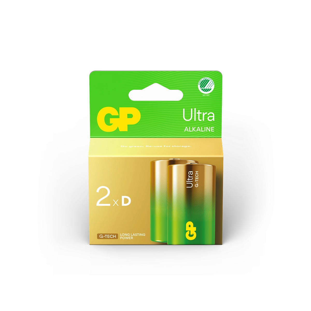 GP Ultra Alkaline single-use battery D