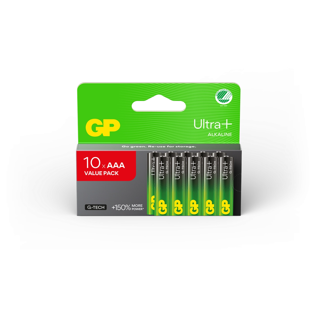GP Ultra Plus Alkaline Battery Size